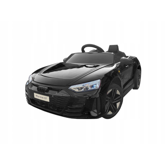 Mașină electrică pentru copii Audi RS e-tron GT 4x4 de culoare neagră