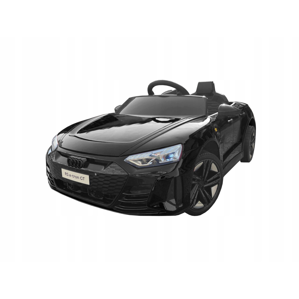 Mașină electrică pentru copii Audi RS e-tron GT 4x4 de culoare neagră