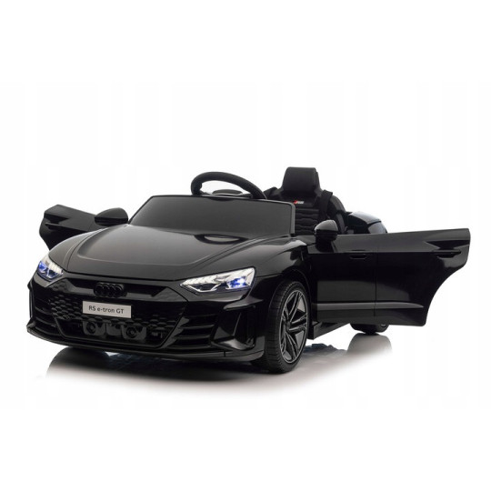 Mașină electrică pentru copii Audi RS e-tron GT 4x4 de culoare neagră