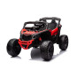 Mașină electrică pentru copii CAN-AM Maverick UTV 24V, culoare roșie, roți EVA, tracțiune 4×4
