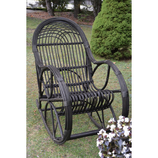 Scaun suspendat din rattan wenge