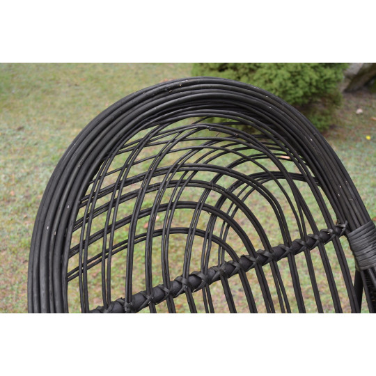 Scaun suspendat din rattan wenge