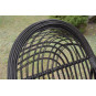 Scaun suspendat din rattan wenge
