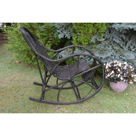 Scaun suspendat din rattan wenge