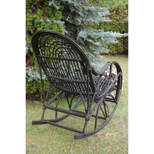 Scaun suspendat din rattan wenge