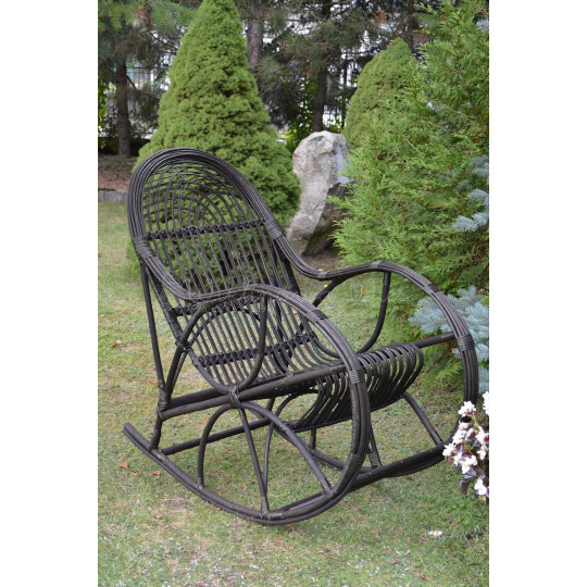 Scaun suspendat din rattan wenge