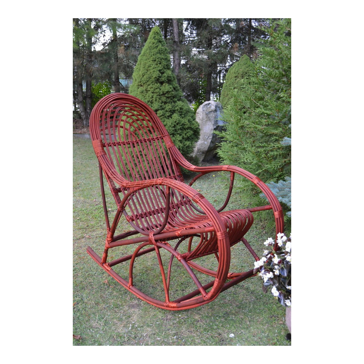 Scaun suspendat din vișine pentru grădină