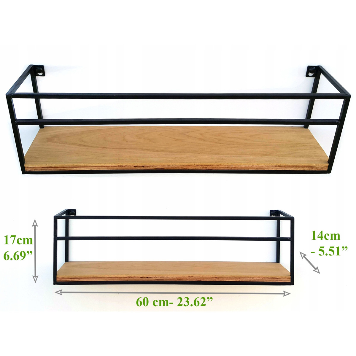 Raft metalic pentru vin și alcool, 60 cm