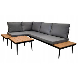 Colțar de grădină de culoare gri