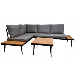 Colțar de grădină de culoare gri