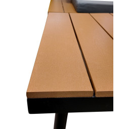 Colțar de grădină de culoare gri