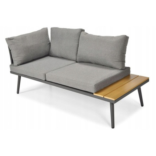 Mobilier de grădină de culoare gri