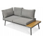 Mobilier de grădină de culoare gri