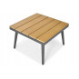 Mobilier de grădină de culoare gri