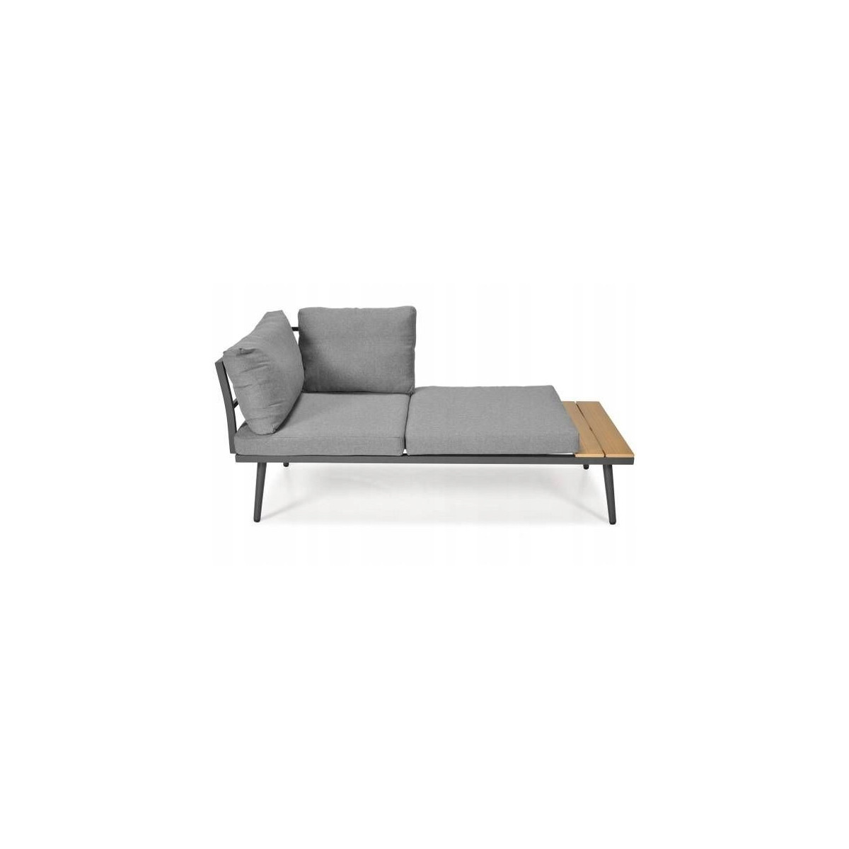 Mobilier de grădină de culoare gri
