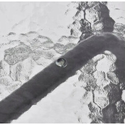 Masă de grădină mare cu sticlă 150x90CM, neagră