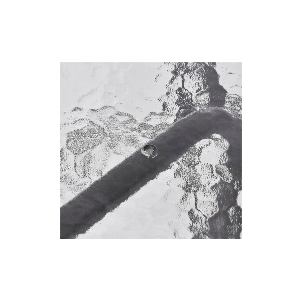 Masă de grădină mare cu sticlă 150x90CM, neagră