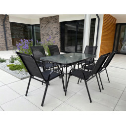 Set de 4 scaune moderne pentru grădină pentru terasă, balcon