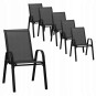 Set de 6 scaune moderne pentru grădină, terasă, balcon