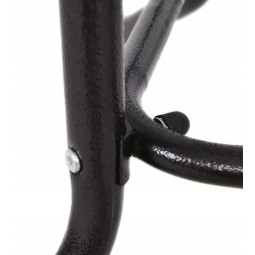 Masă de grădină pătrată pentru terasă cu sticlă 80x80 cu deschidere pentru umbrelă