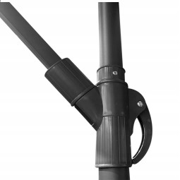 Umbrelă de grădină verde mare 300cm, cu 8 brațe