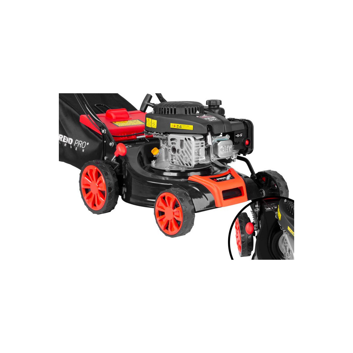 Mașină de tuns iarba cu benzină QL41S-139, 2,4 kw, cu lățimea de tăiere de 40,6 cm + tracțiune, LONCIN