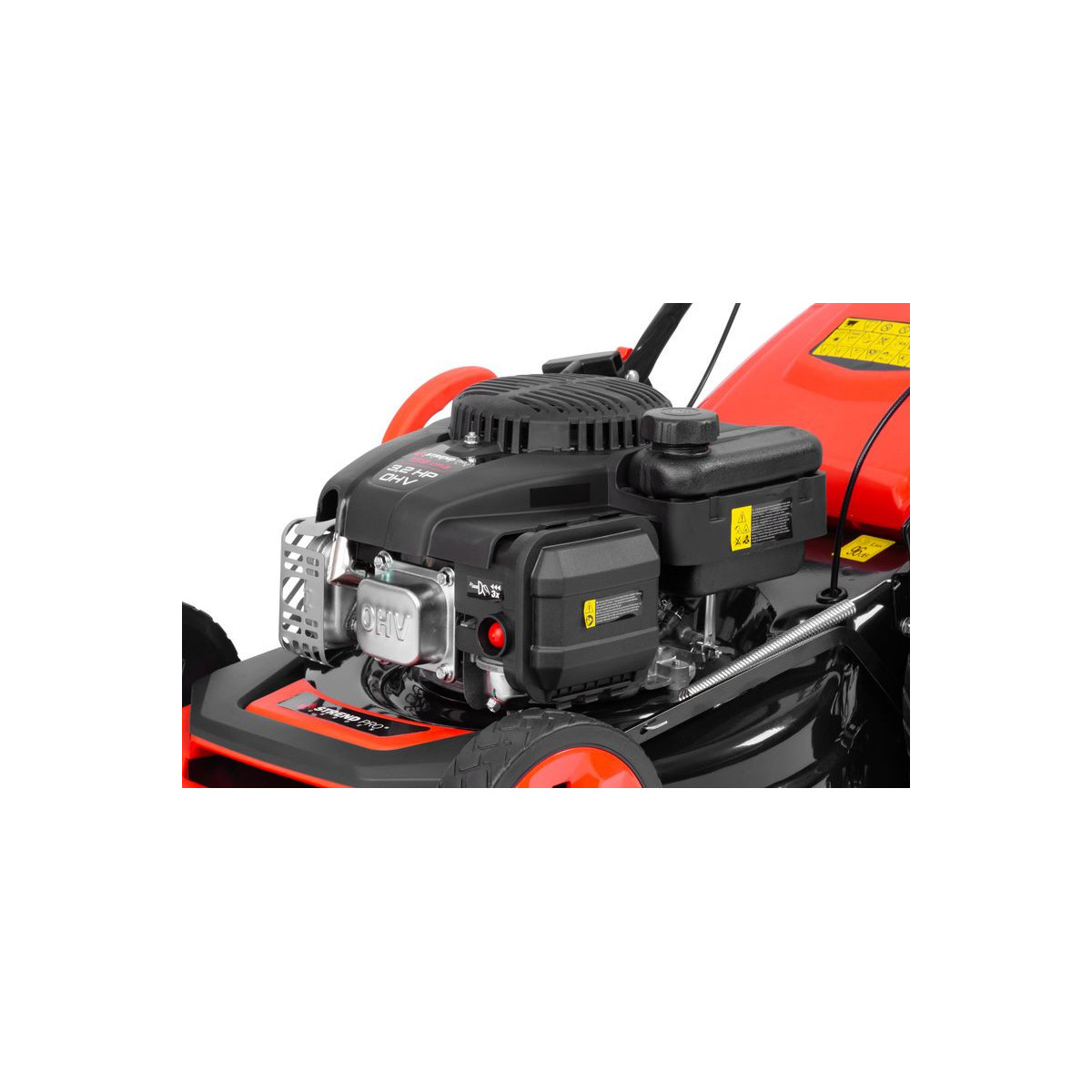 Tractorele de tuns iarba cu motor pe benzină QL46P-139, 2,4 kW, lățime de tăiere 46 cm, cu înaintare, LONCIN