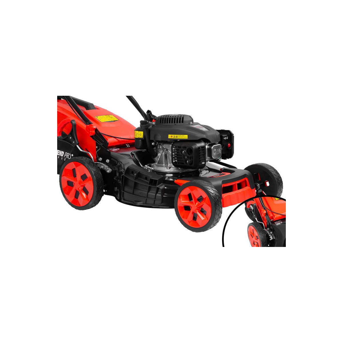 Mașina de tăiat iarba Sammer QL51P-196, pe benzină, 4,0 kW, lățime de lucru 51 cm, cu tracțiune, LONCIN