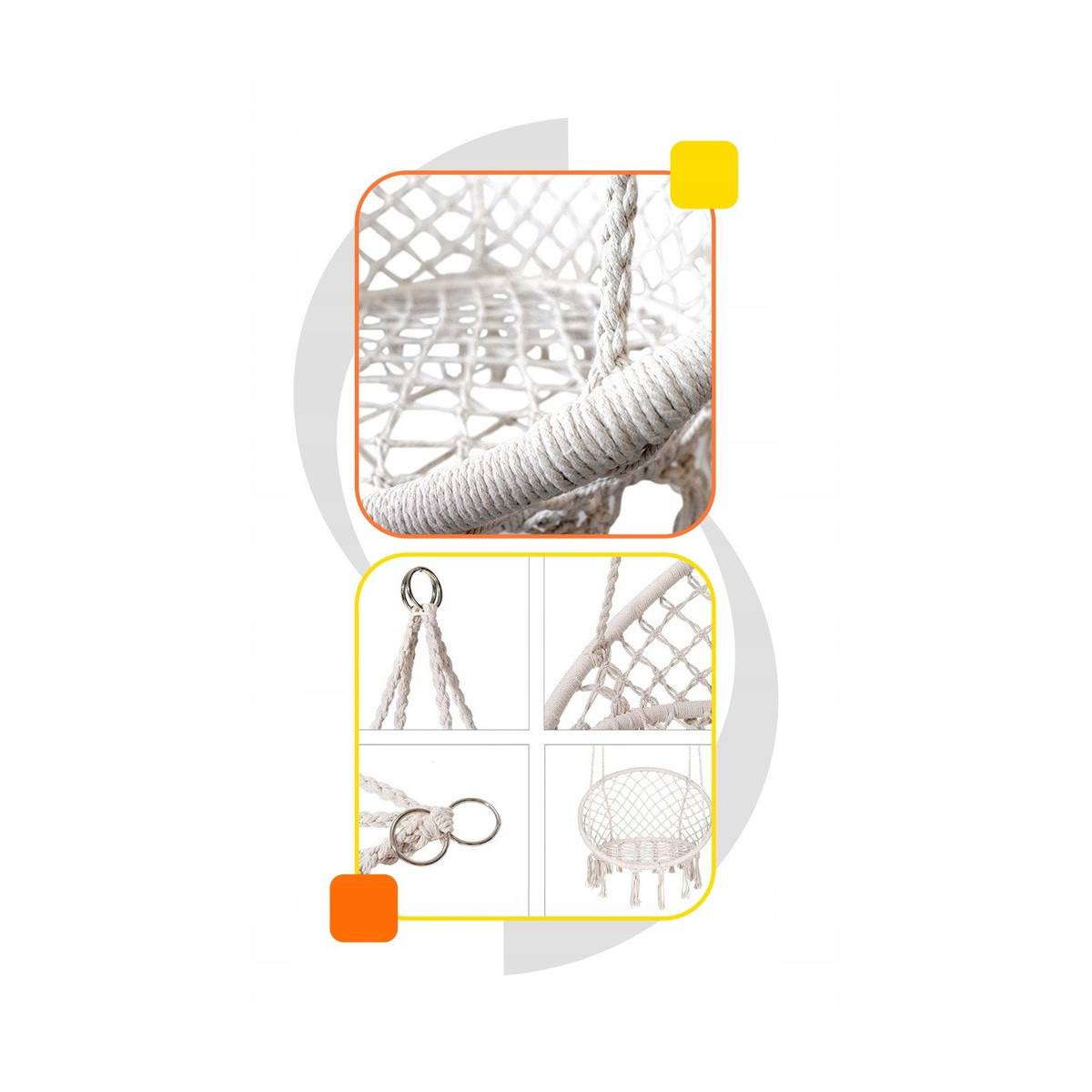 Cuib de stork de grădină verde 70cm - fără perne