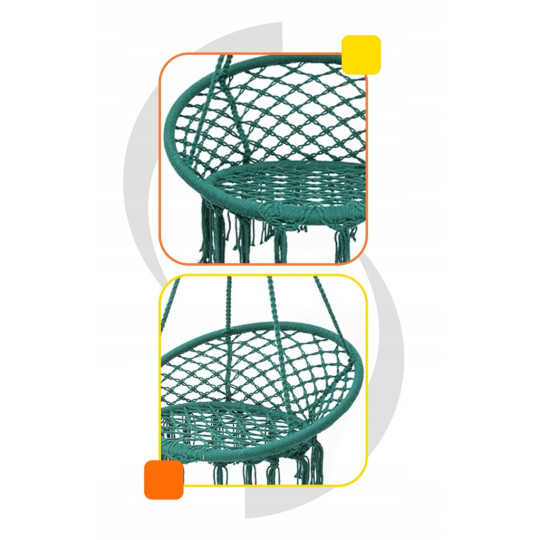 Cuib de stork de grădină verde 70cm - fără perne