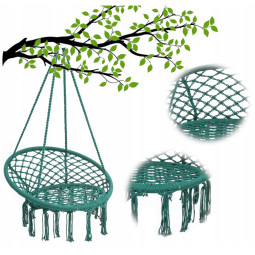 Cuib de stork de grădină verde 70cm - fără perne