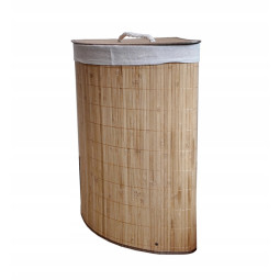 Coș de rufe colțar de 60l cu capac