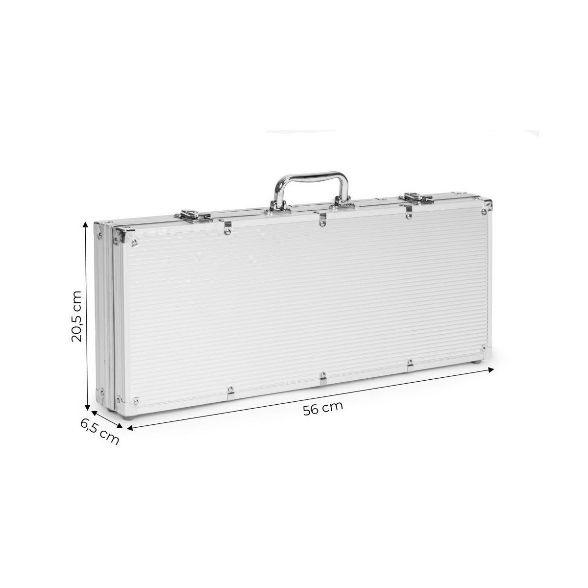 Set de Poker și Blackjack – 500 de jetoane, 2 pachete de cărți, zaruri, tablă de joc și valiză