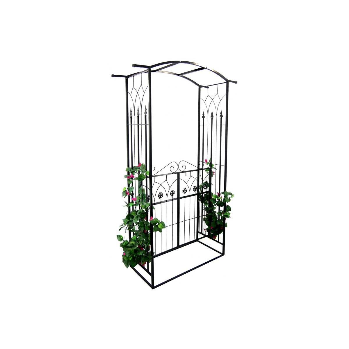 Pergolă pentru grădină cu acoperiș 106x50x217 cm