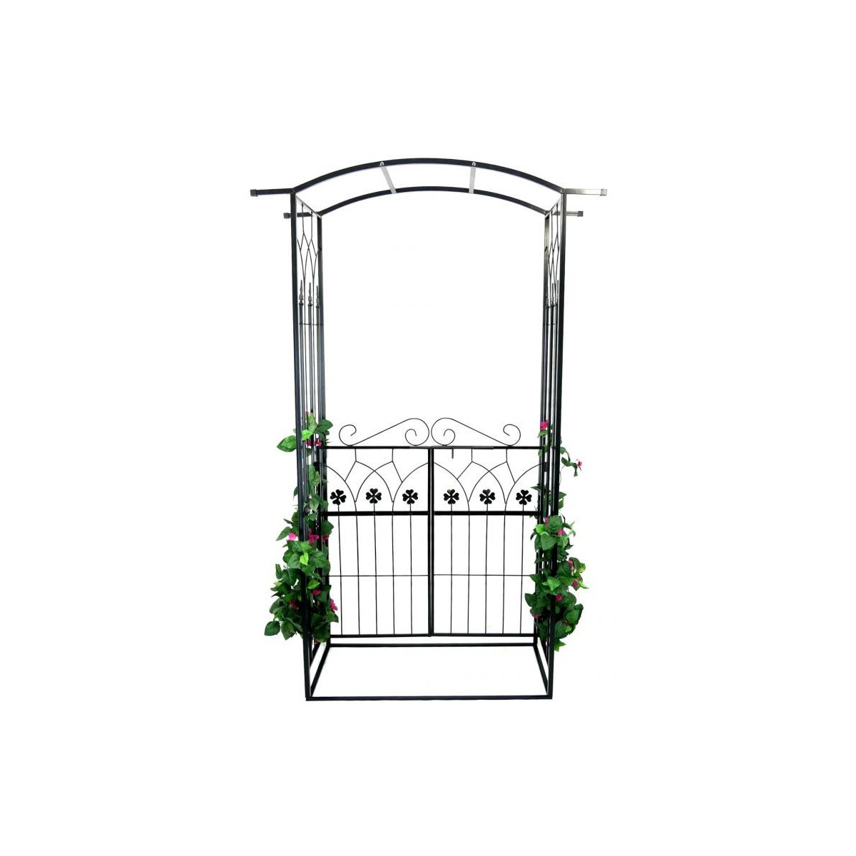 Pergolă pentru grădină cu acoperiș 106x50x217 cm