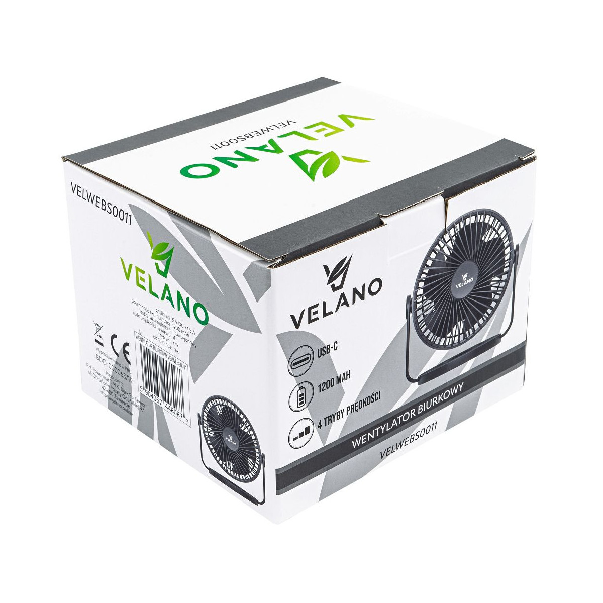Ventilator de birou Velano VELWEBS0011