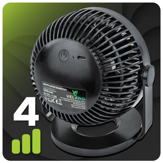 Ventilator de birou Velano VELWEBS0011