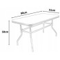 Set de mobilier din ratan pentru terasă în culoarea maro