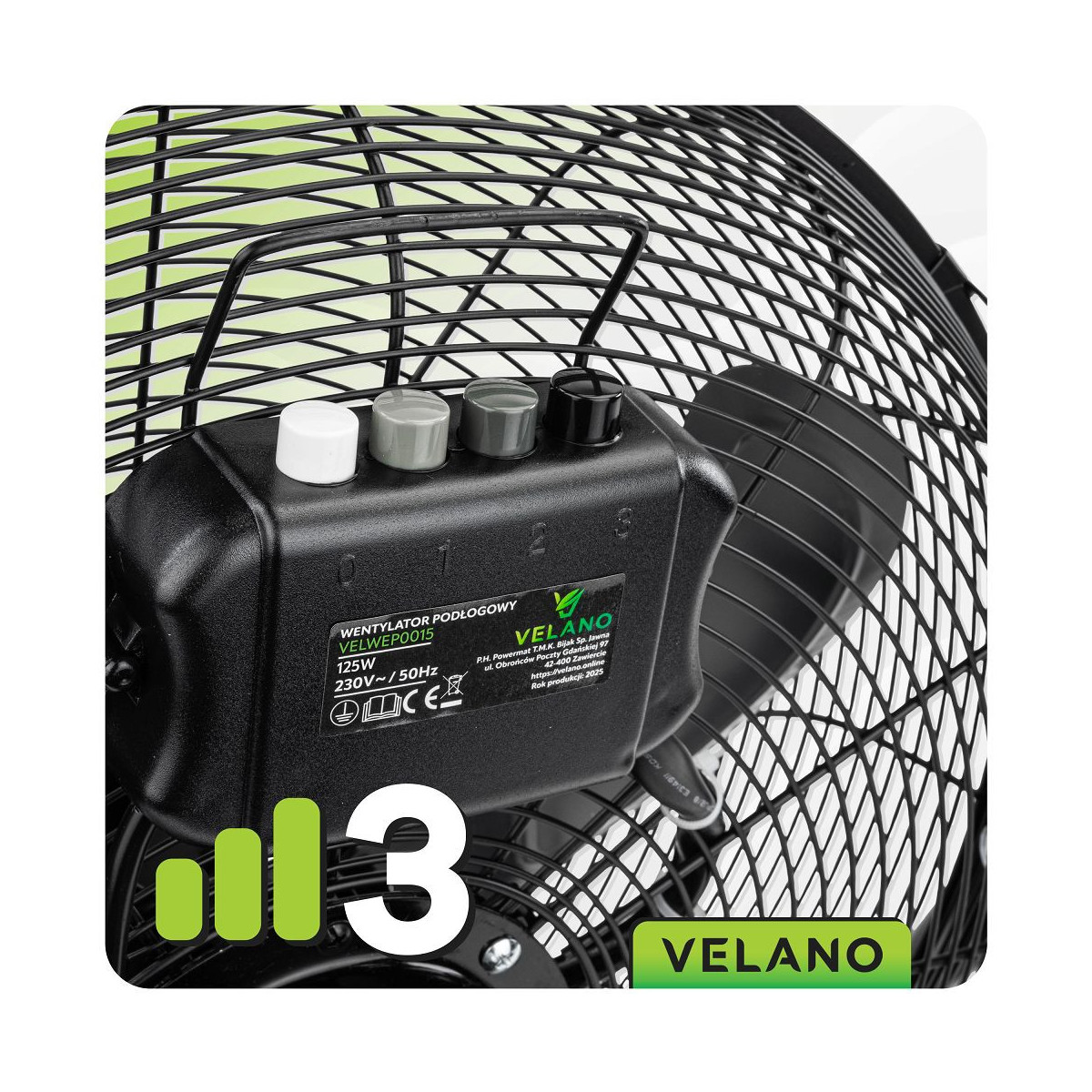 Ventilator industrial Velano VELWEP0015