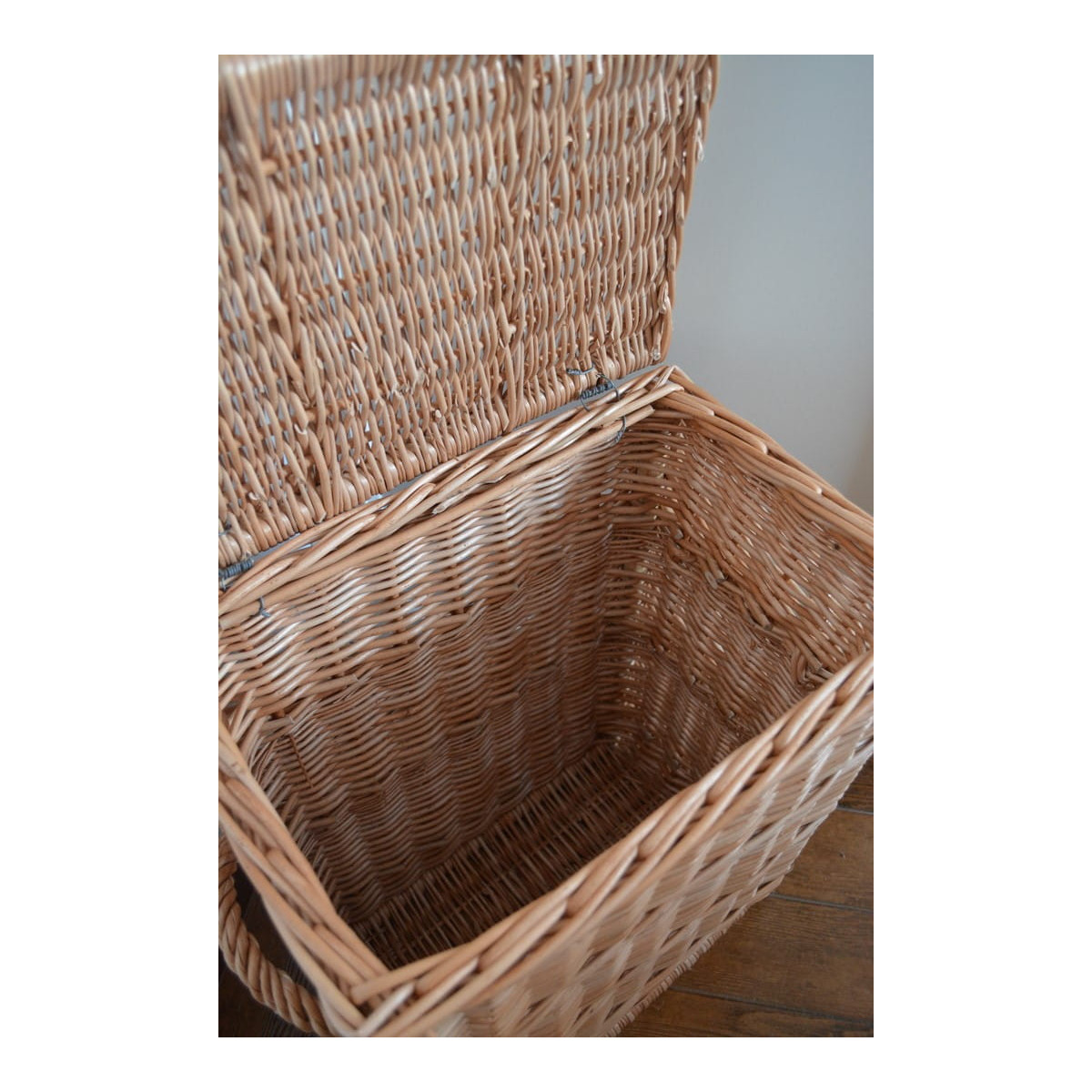 Coș de rufe rectangular vișiniu, înălțime 50cm