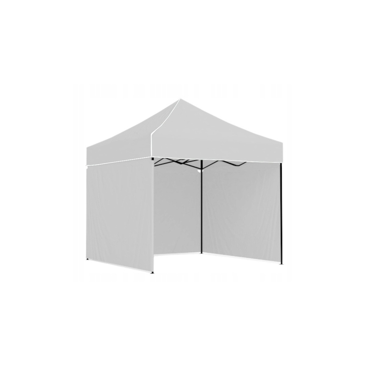 Cortină tip pop-up albă 3x3