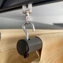 Pergolă metalică de grădină pentru terasă, cu dimensiunea de 3x4, de culoare gri.