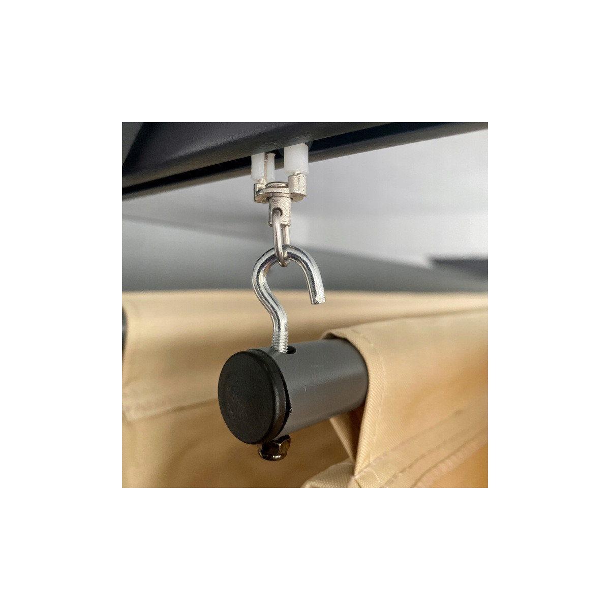 Pergolă metalică de grădină pentru terasă, cu dimensiunea de 3x4, de culoare gri.