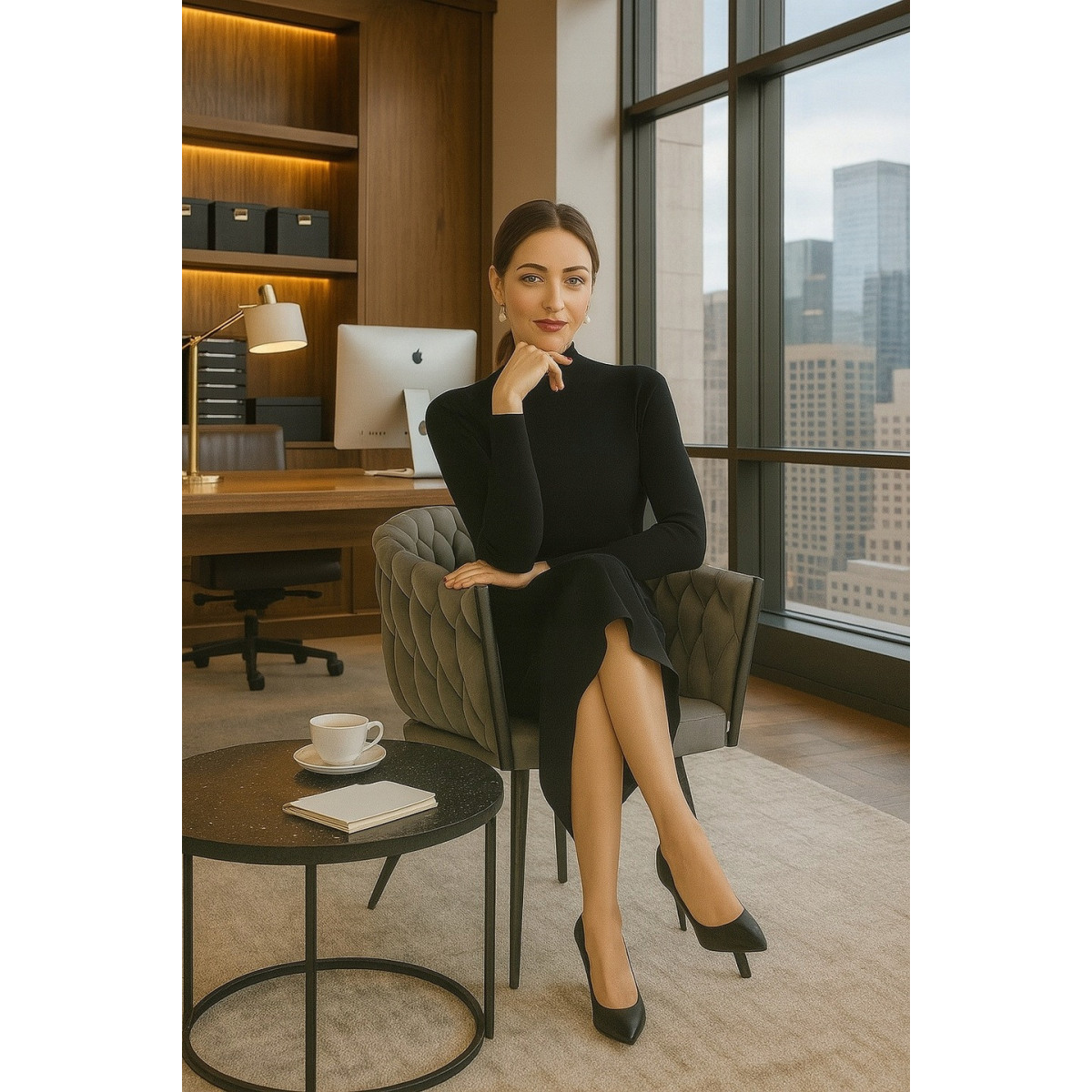 Scaun glamour pentru fiecare cameră în culoarea gri deschis.