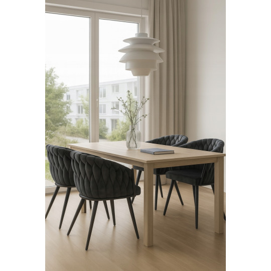 Scaunele PRINCESS confortabile și elegante în culoare gri închis