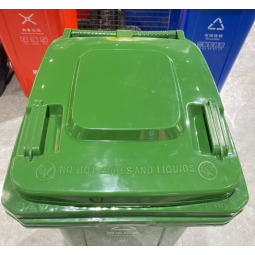 Coș de gunoi profesional de 120L de culoare verde