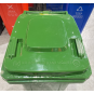 Coș de gunoi profesional de 120L de culoare verde