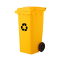 Coș de gunoi de 240L cu roți - plastic HDPE