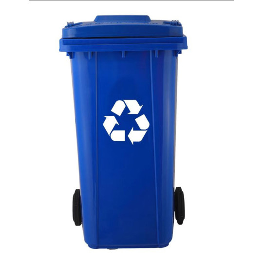 240L Coș de gunoi din plastic cu capac pentru casă și grădină