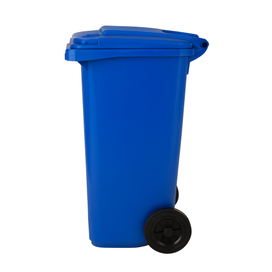 240L Coș de gunoi din plastic cu capac pentru casă și grădină